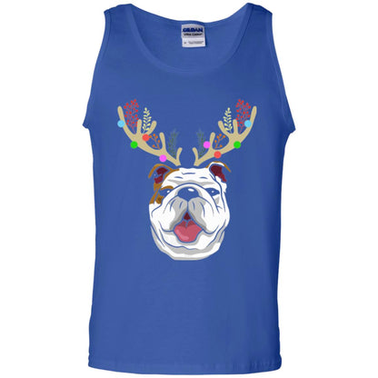 Dog Lovers T-shirt Funny Bulldogs With Antlers Royal