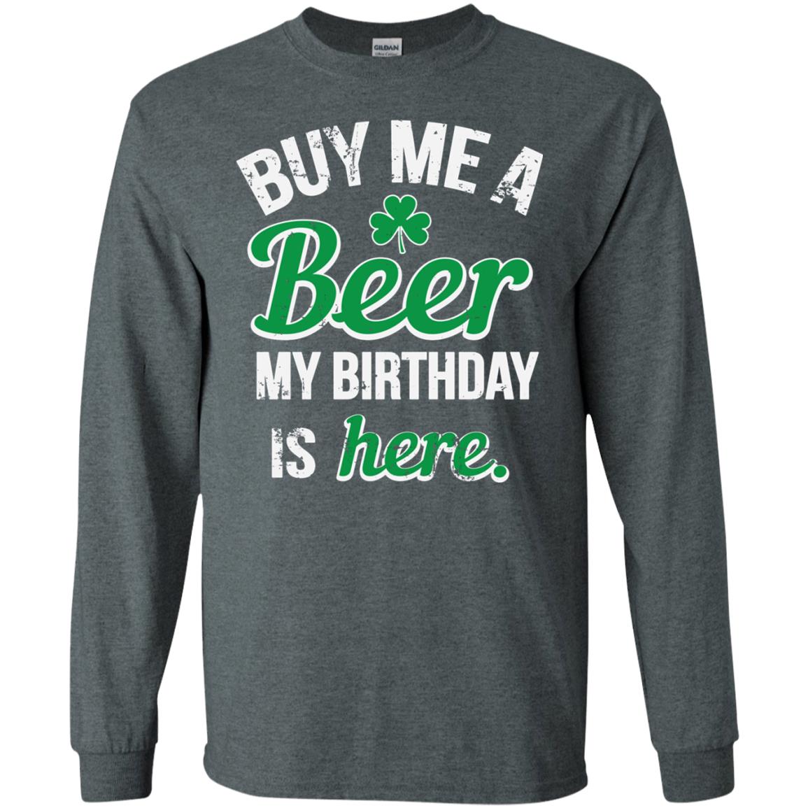 Buy Me A Beer Saint Patricks Day T-shirt Dark Heather