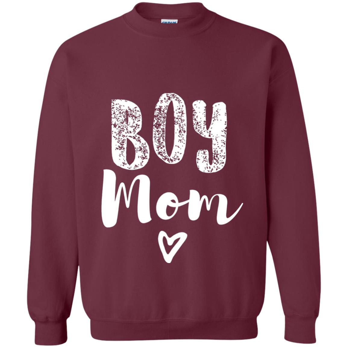 Cute Boy Mom T-shirt Maroon