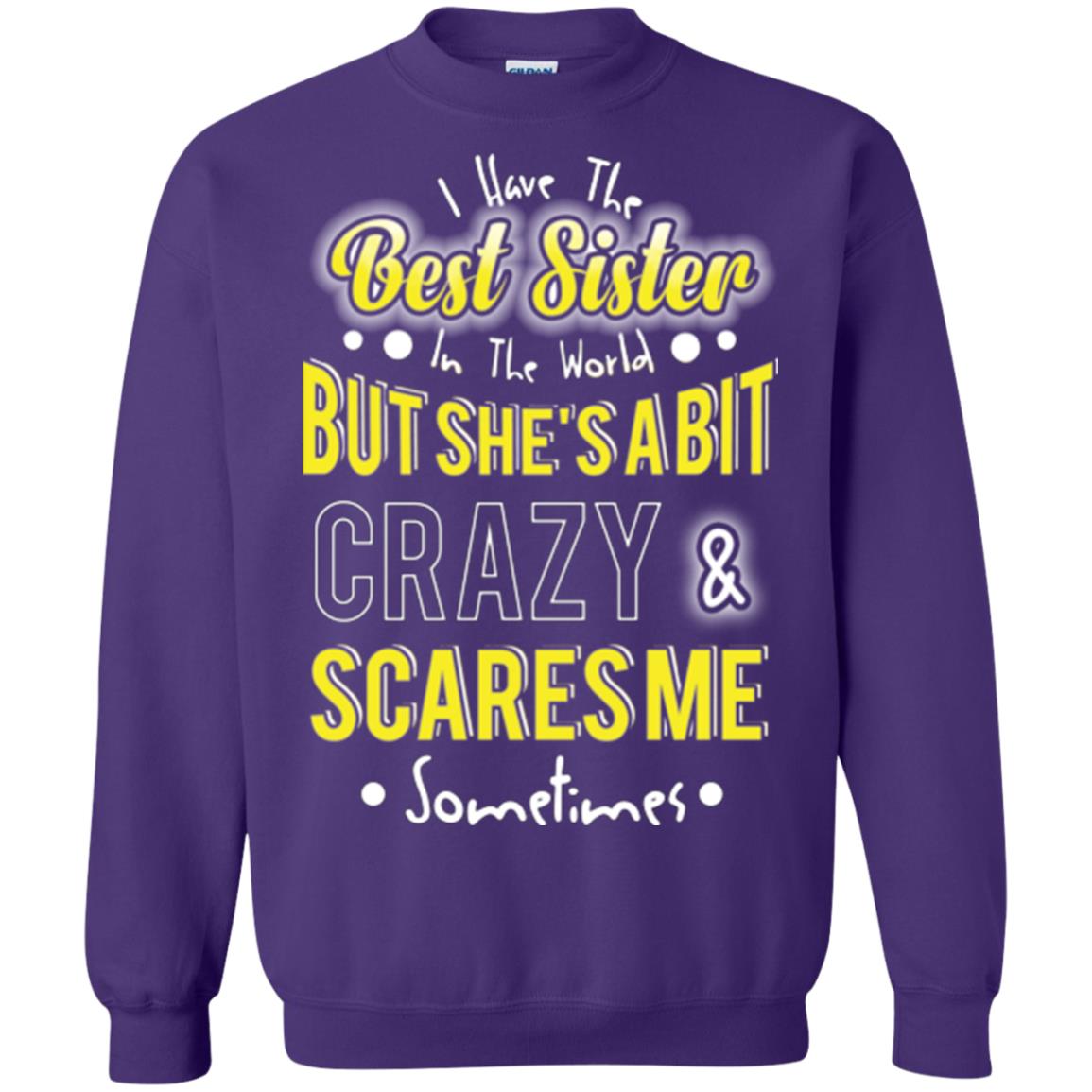 Family T-shirt I Have The Best Sister In The World Purple