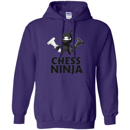 Funny Chess Ninja T-shirt Purple