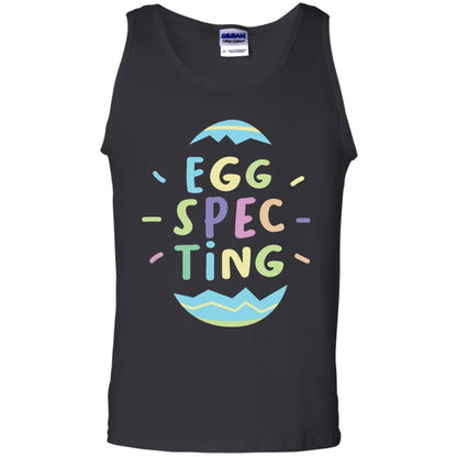 Eggspecting Funny Pregnancy Pregnant Easter Shirt Black