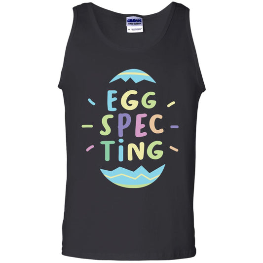 Eggspecting Funny Pregnancy Pregnant Easter Shirt Black