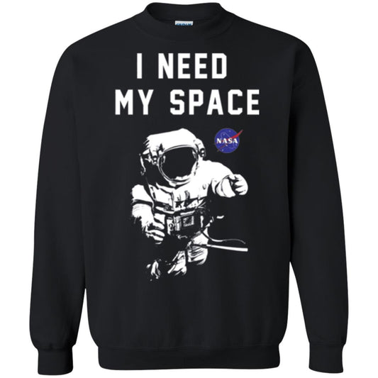 Faded Astronaut T-shirt I Need My Space Black