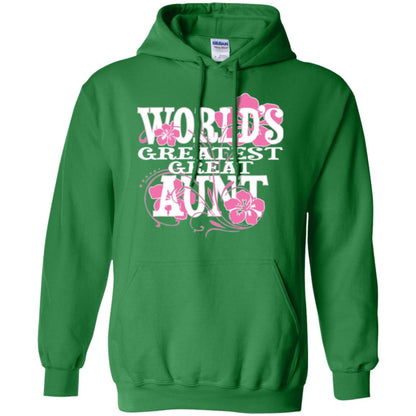 Aunt T-shirt World_s Greatest Great Aunt Irish Green