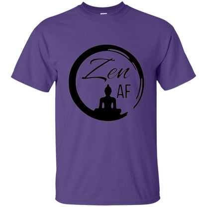 Zen Af Yoga Graphic T-shirt Purple