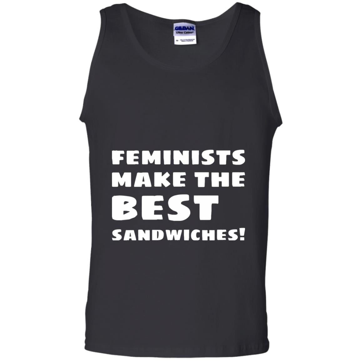 Feminists Make The Best Sandwiches Conversation T-shirt Black