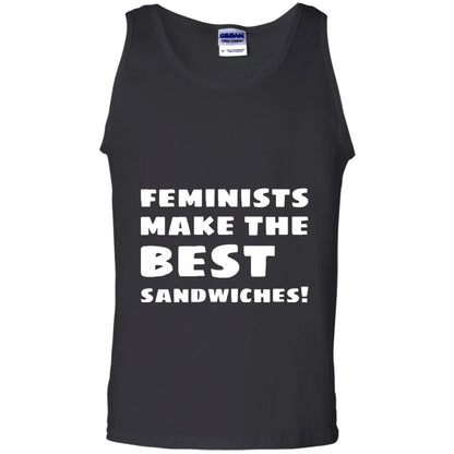 Feminists Make The Best Sandwiches Conversation T-shirt Black