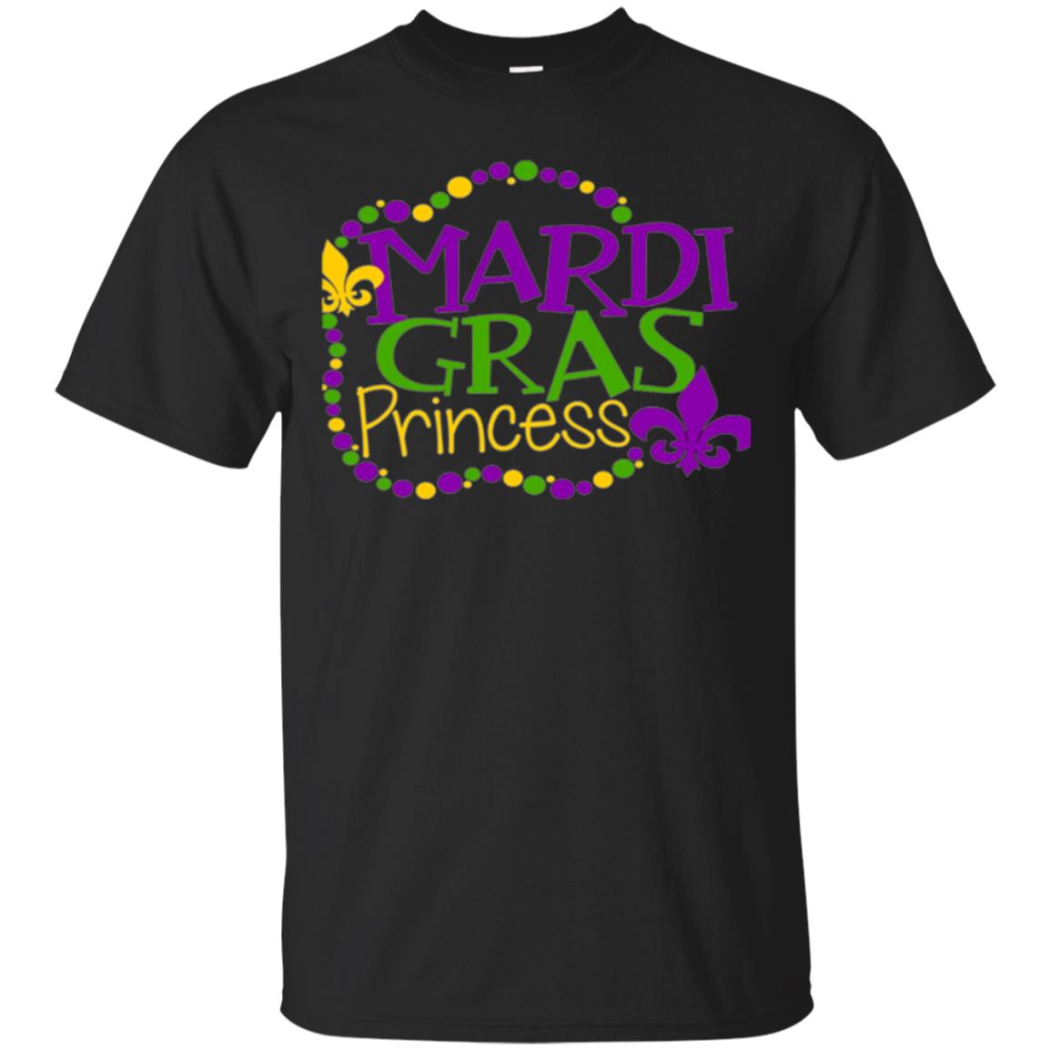 Mardi Gras Princess T-shirt Black