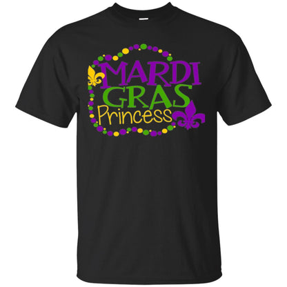 Mardi Gras Princess T-shirt Black
