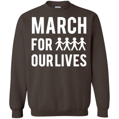 March For Our Lives Anti Gun T-shirt Dark Chocolate