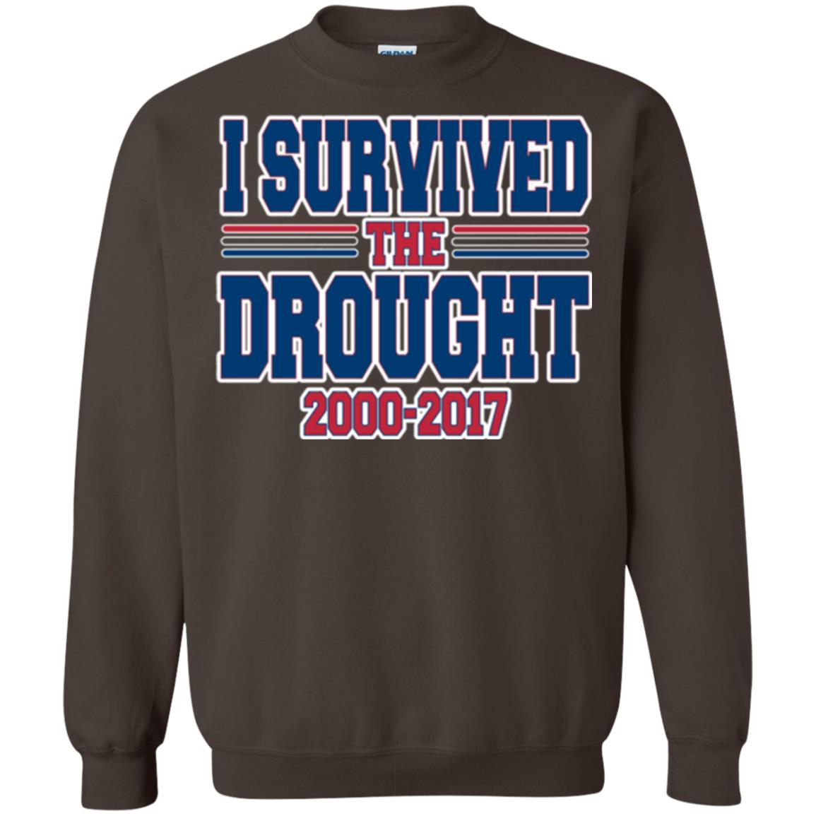 Buffalo Playoff T-shirt I Survived The Drought Dark Chocolate