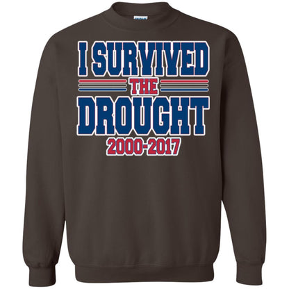 Buffalo Playoff T-shirt I Survived The Drought Dark Chocolate