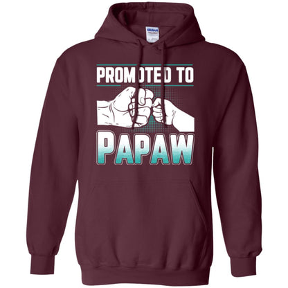Promoted To Papaw Papa T-shirt Maroon
