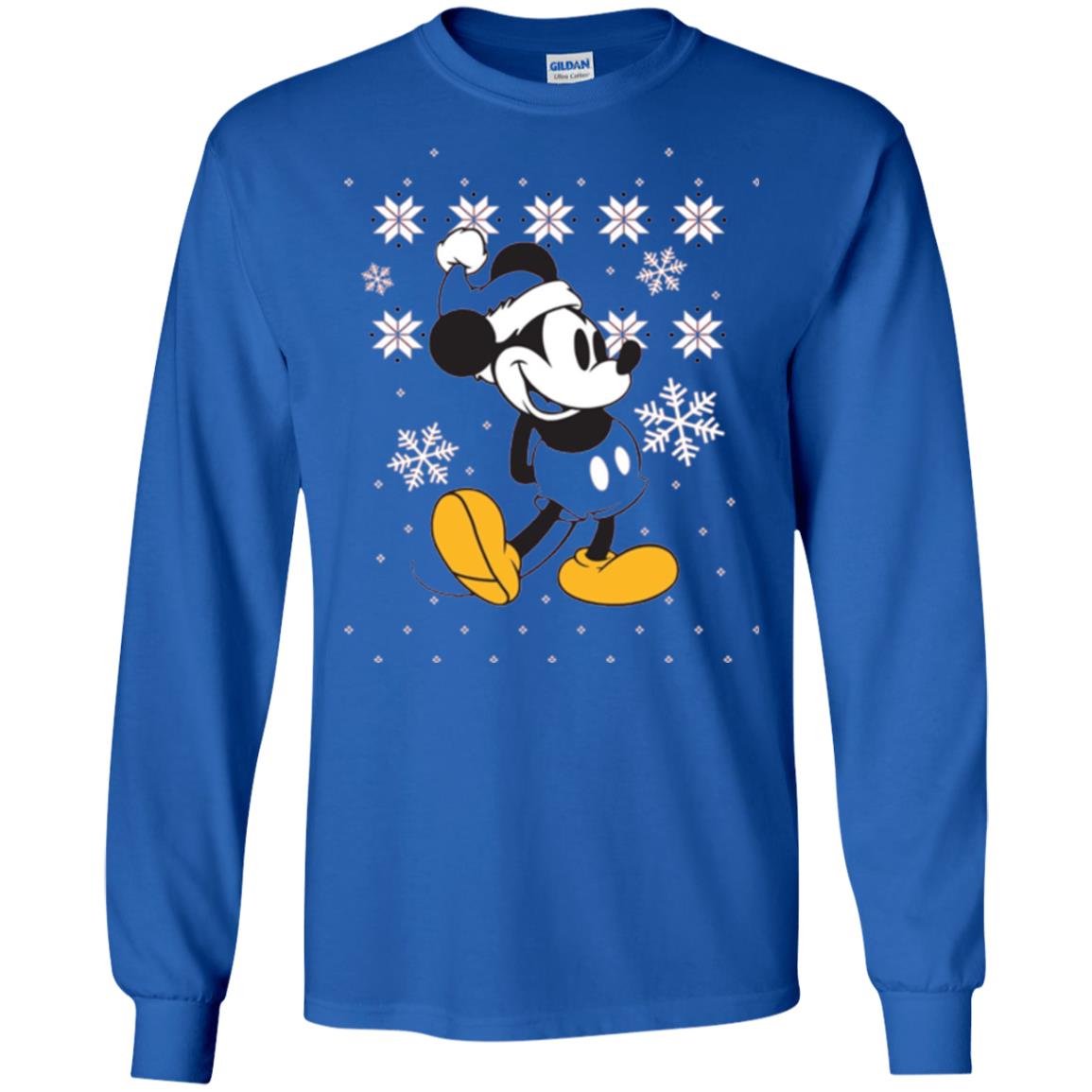 Christmas T-shirt Disney Mickey Mouse Royal
