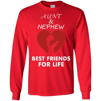 Family T-shirt Aunt And Nephew Best Friends For Life Red