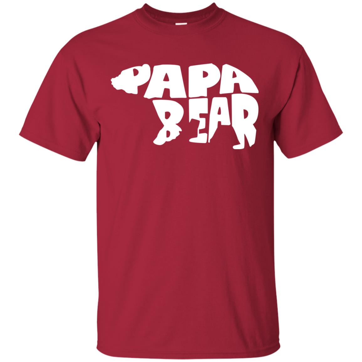 Bear Papa Shirt Cardinal