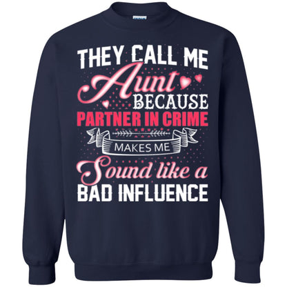 Aunt T-shirt They Call Me Aunt Navy