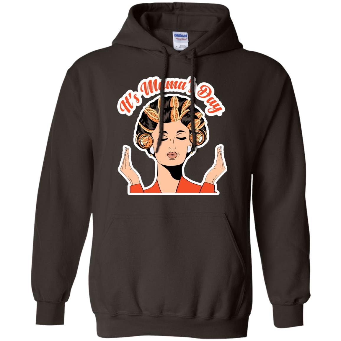 Its Mamas Day Mom Shirt Dark Chocolate