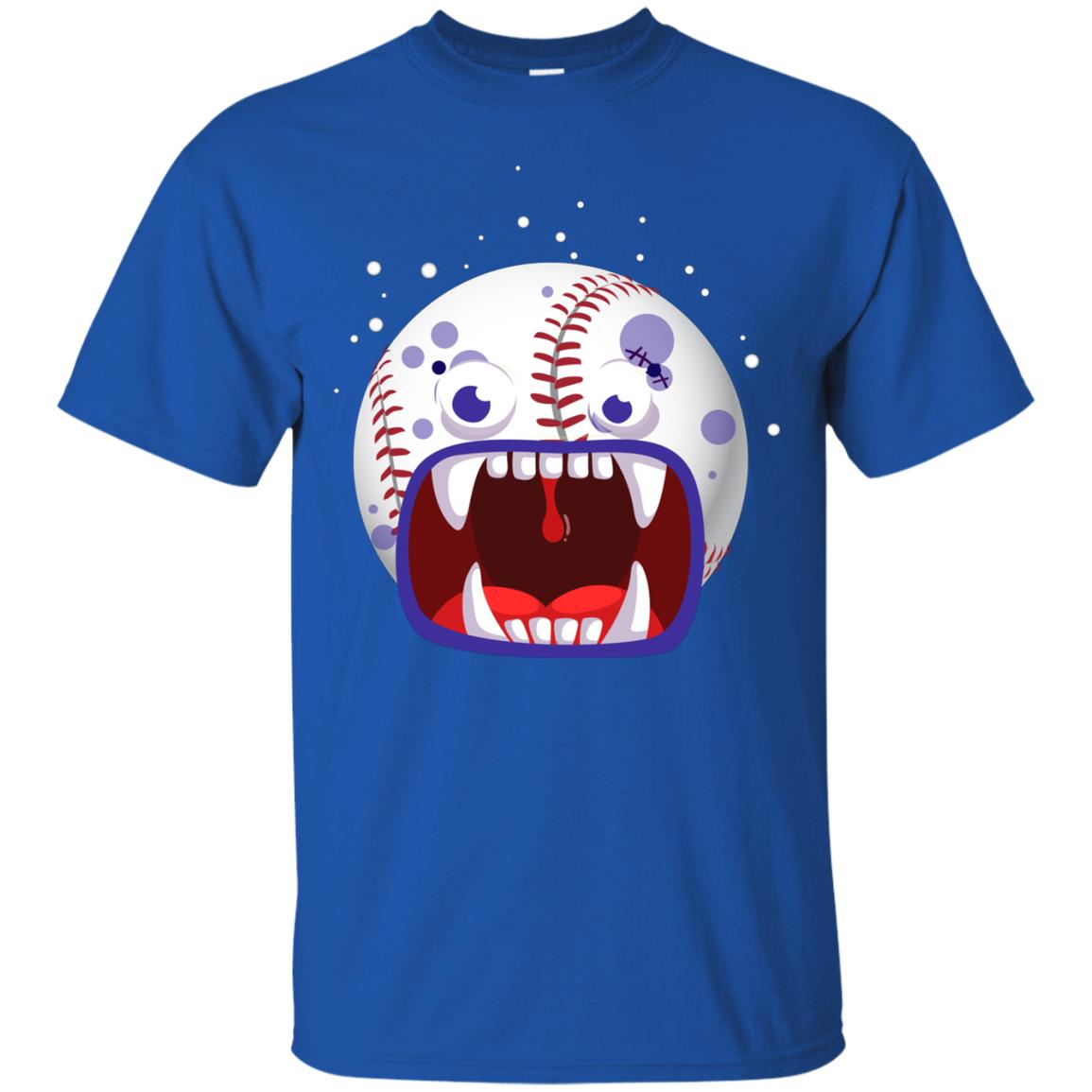 Baseball Halloween Shirt Royal