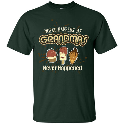 What Happens At Grandmas Never Happened Family Shirt Forest