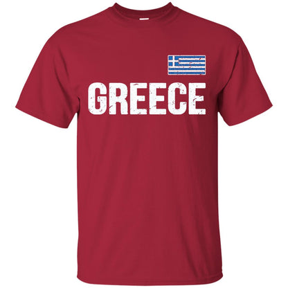 Greece T-shirt Greek Flag Cardinal