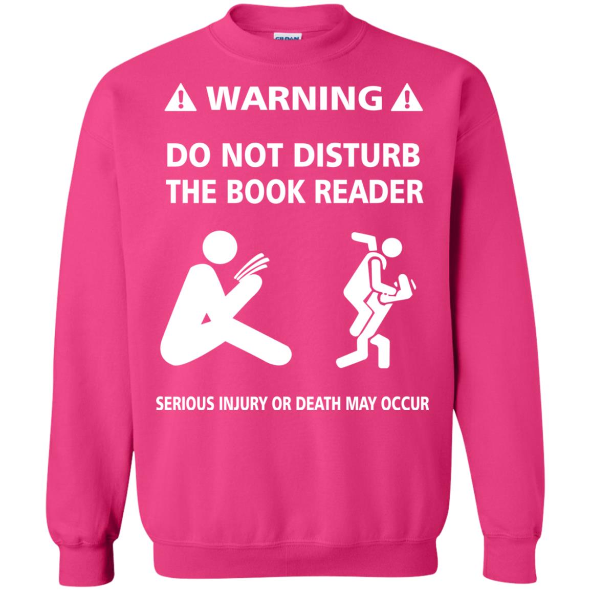 Warning Do Not Disturb The Book Reader Serious Injury Or Death May Occur Heliconia