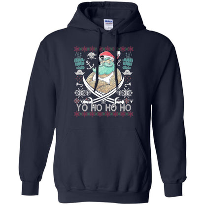 Christmas T-shirt Santa Pirate Navy