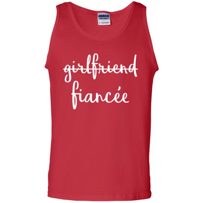 Fiance Engagement Party T-shirt Girlfriend Fiancee Red