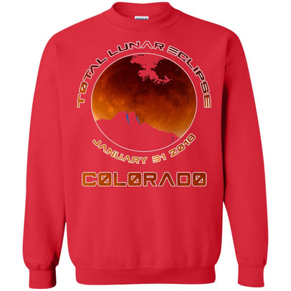 Colorado Lunar Eclipse 2018 T-shirt January 31 Red