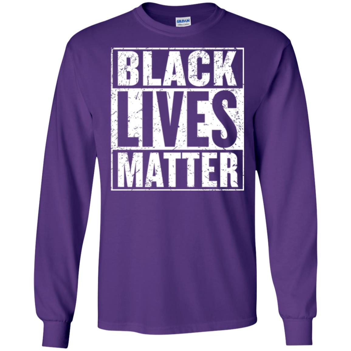 Black Pride African American Gift T-shirt Black Lives Matter Purple