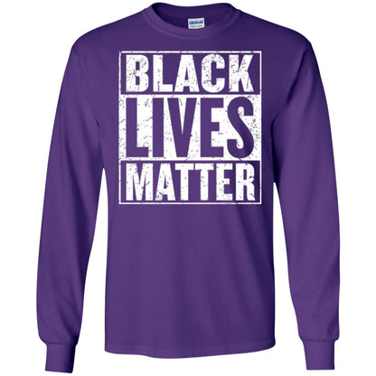 Black Pride African American Gift T-shirt Black Lives Matter Purple