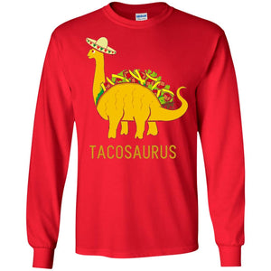 Tacosaurus Cinco De Mayo Funny Taco Dinosaur Shirt