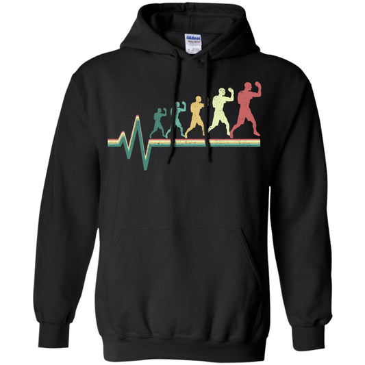 Boxing Heartbeat Boxer Gift Shirt Black
