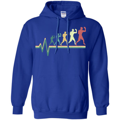 Boxing Heartbeat Boxer Gift Shirt Royal