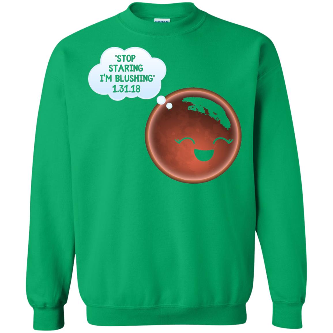 Celestial Total Lunar Eclipse 2018 T-shirt Funny Meme Irish Green