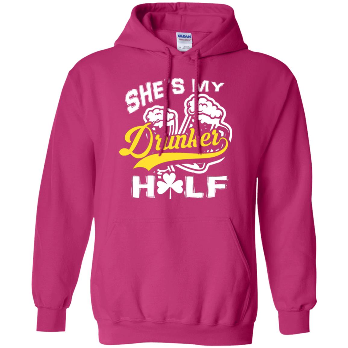 She's My Drunker Half Saint Patrick's Day T-shirt Heliconia