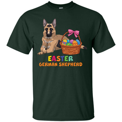 Easter German Shepherd Dog Lover T-shirt For Easter Forest