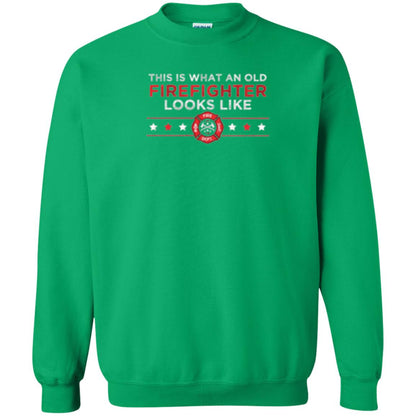 This Is What An Old Firefighter Looks Like T-shirt Irish Green