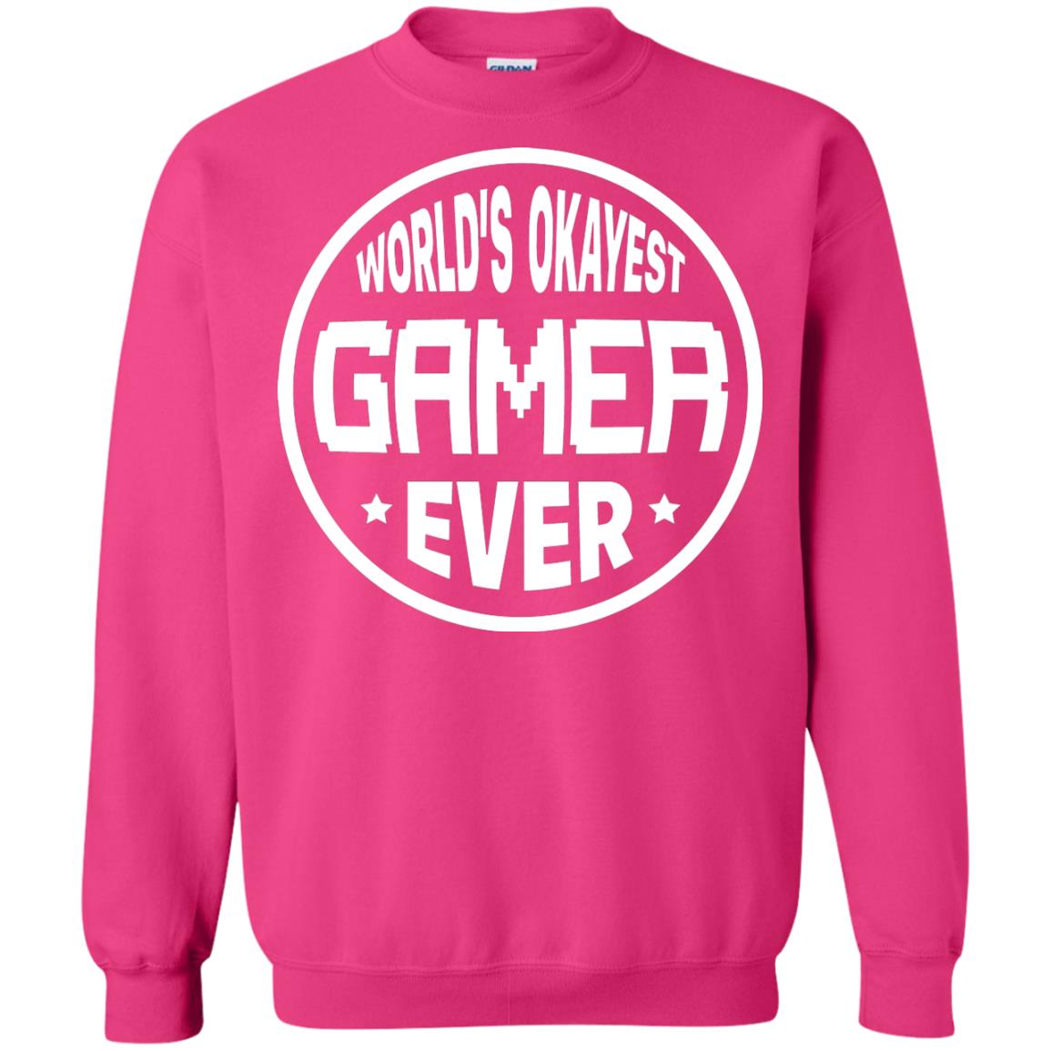 World’s Okayest Gamer Ever Best T-shirt For Gaming Lover Heliconia