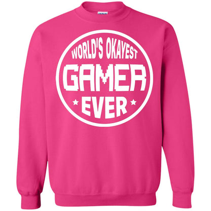 World’s Okayest Gamer Ever Best T-shirt For Gaming Lover Heliconia