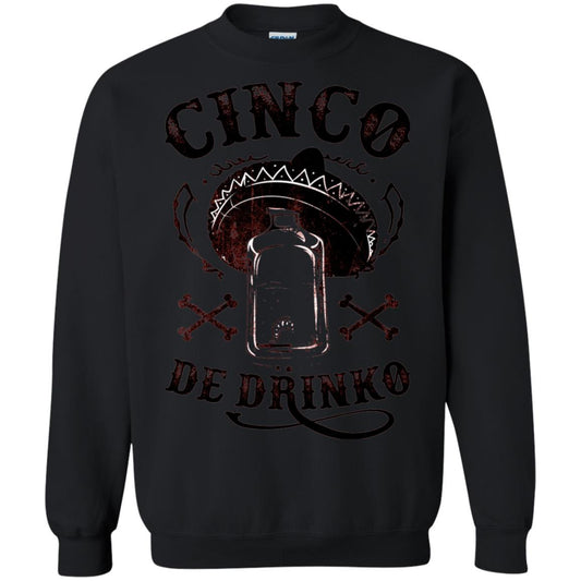 Badass Cinco De Drinko T-shirt Funny Cinco De Mayo Black