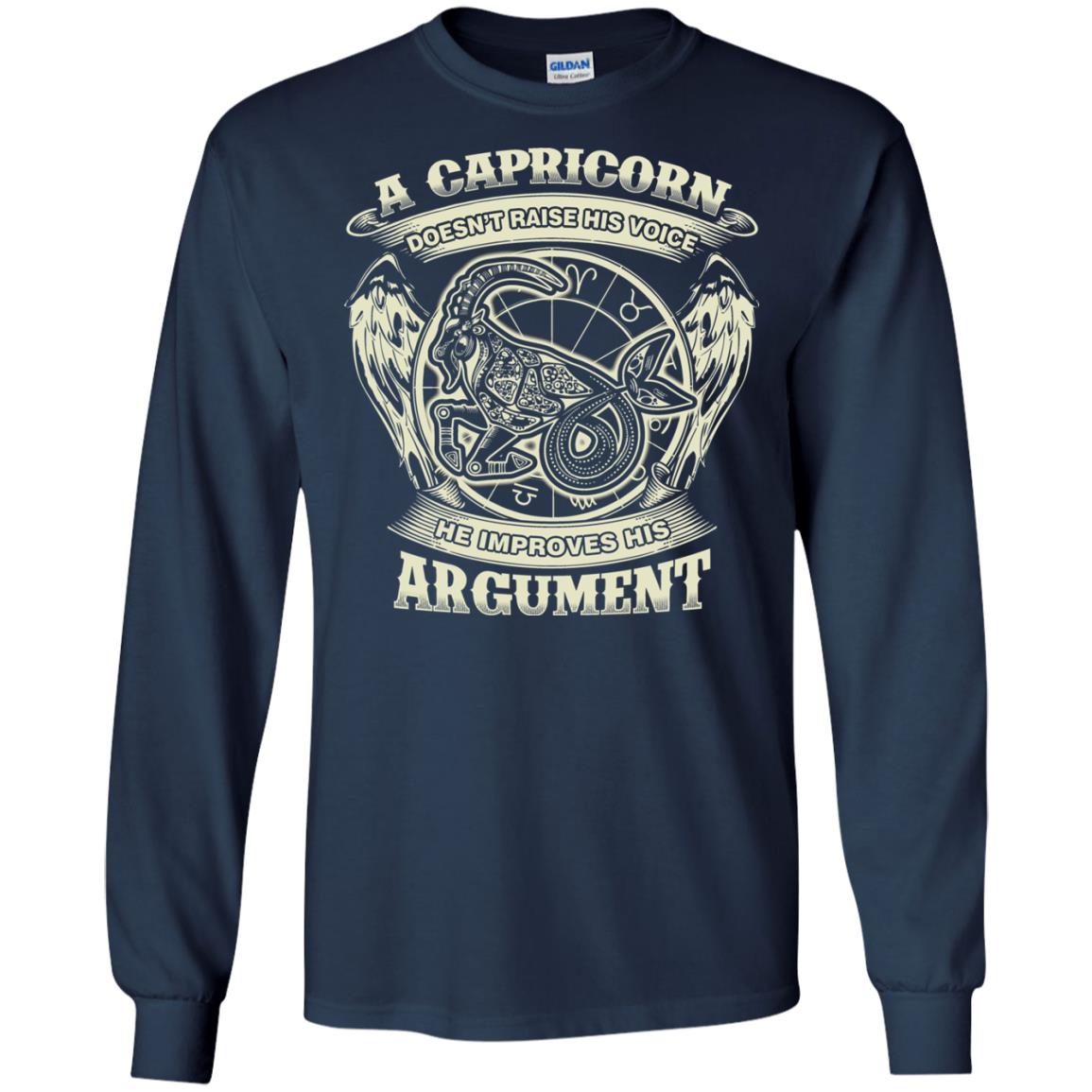 Capricorn Dosent Raise His Voice He Improve His Argument Navy