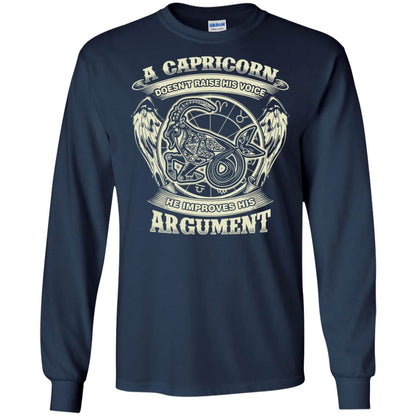 Capricorn Dosent Raise His Voice He Improve His Argument Navy