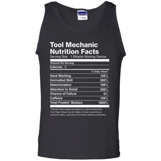 Tool Mechanic Uniform Funny T-shirt Black