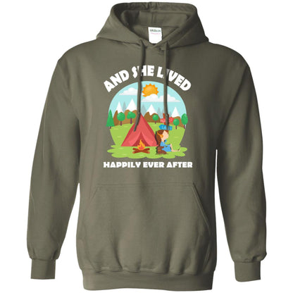 And She Lived Happily Ever After T-shirt Military Green