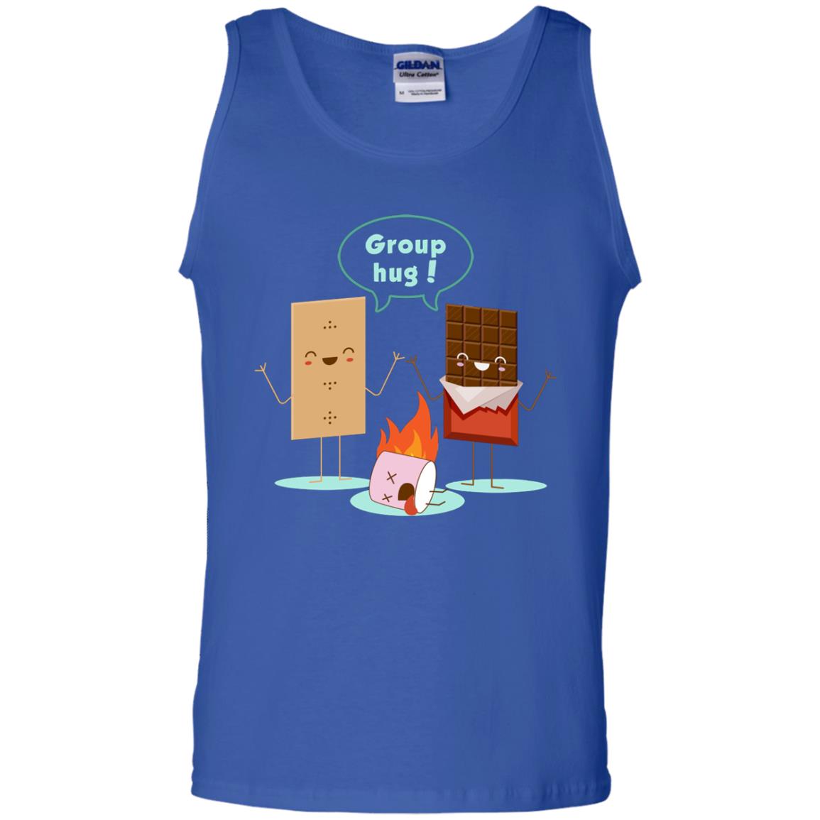 Funny Smores Chocolate Marshmallow Hiking Camping T-shirt Royal