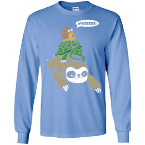 Running Wild T-shirt Sloth Turtle And Snail Piggyback