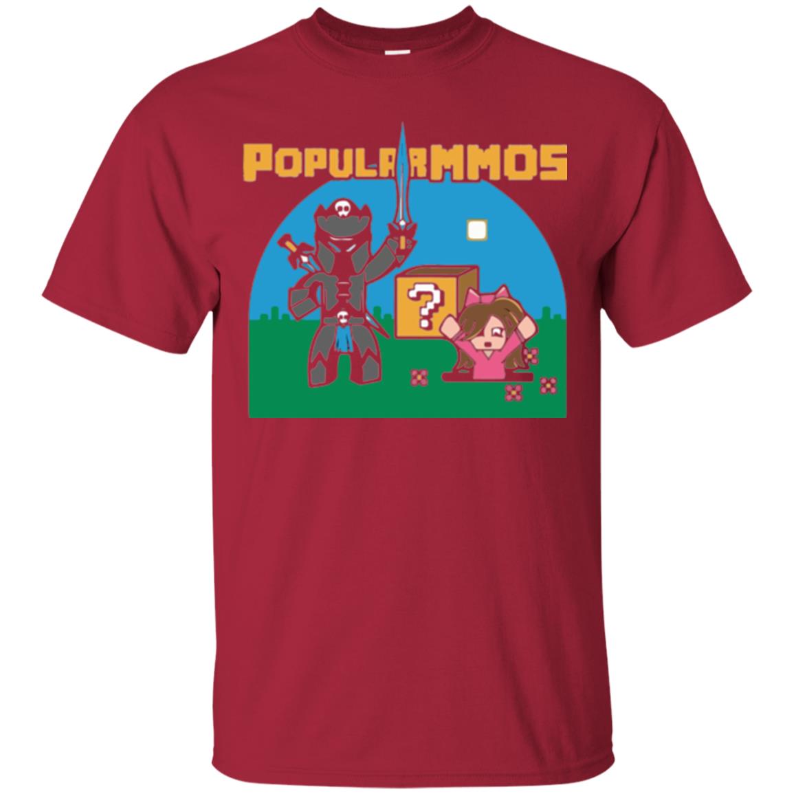 Gaming T-shirt Popularmmos Cardinal