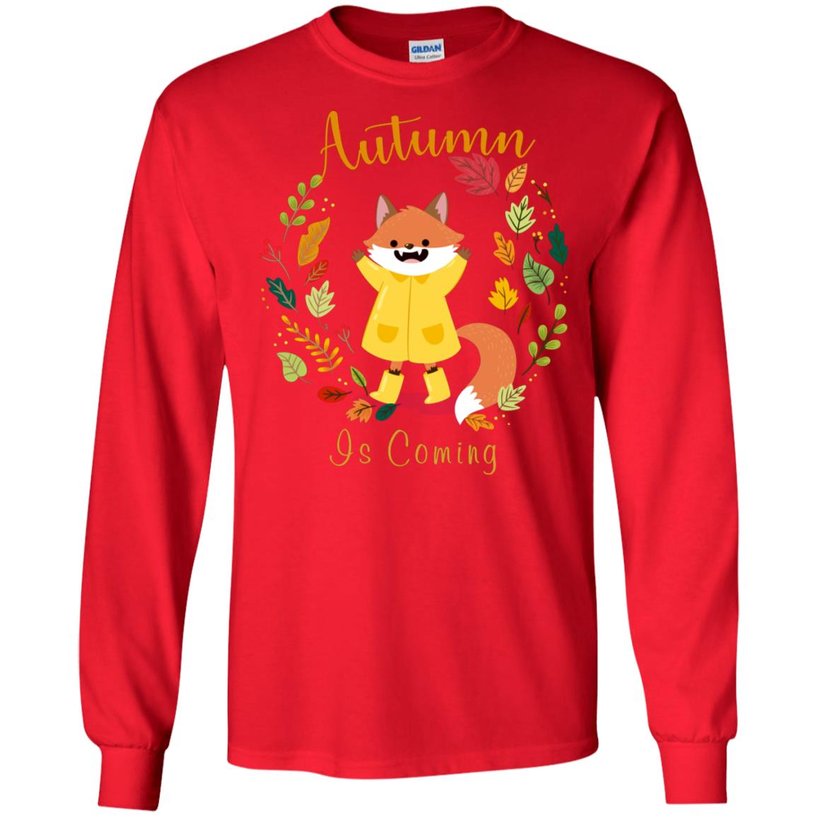 Autumn Is Coming Shirt Red